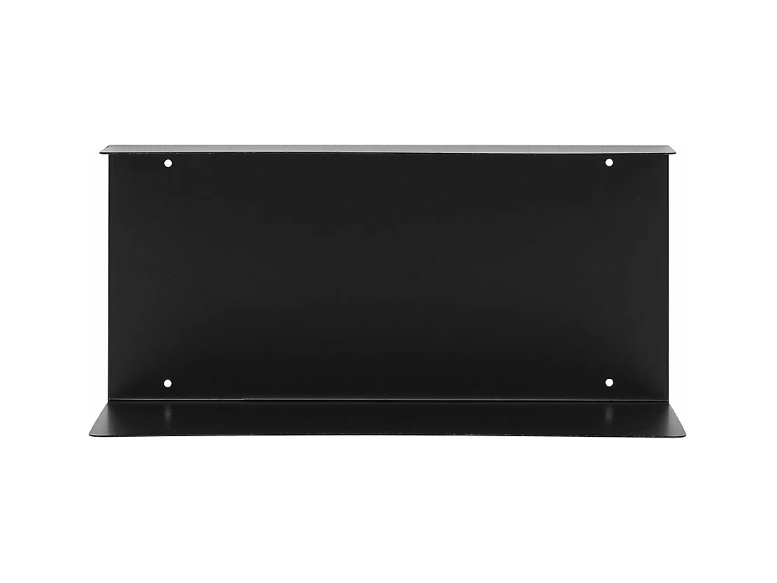 Lille étagère murale 40x18x18cm noire.