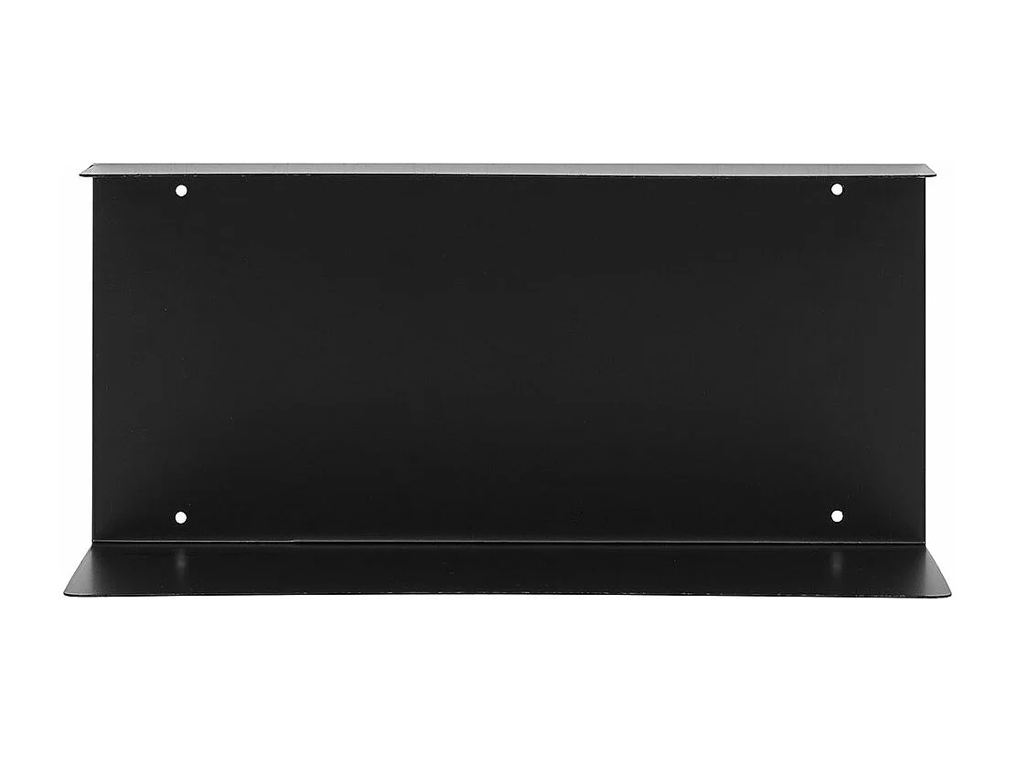 Lille étagère murale 40x18x18cm noire.