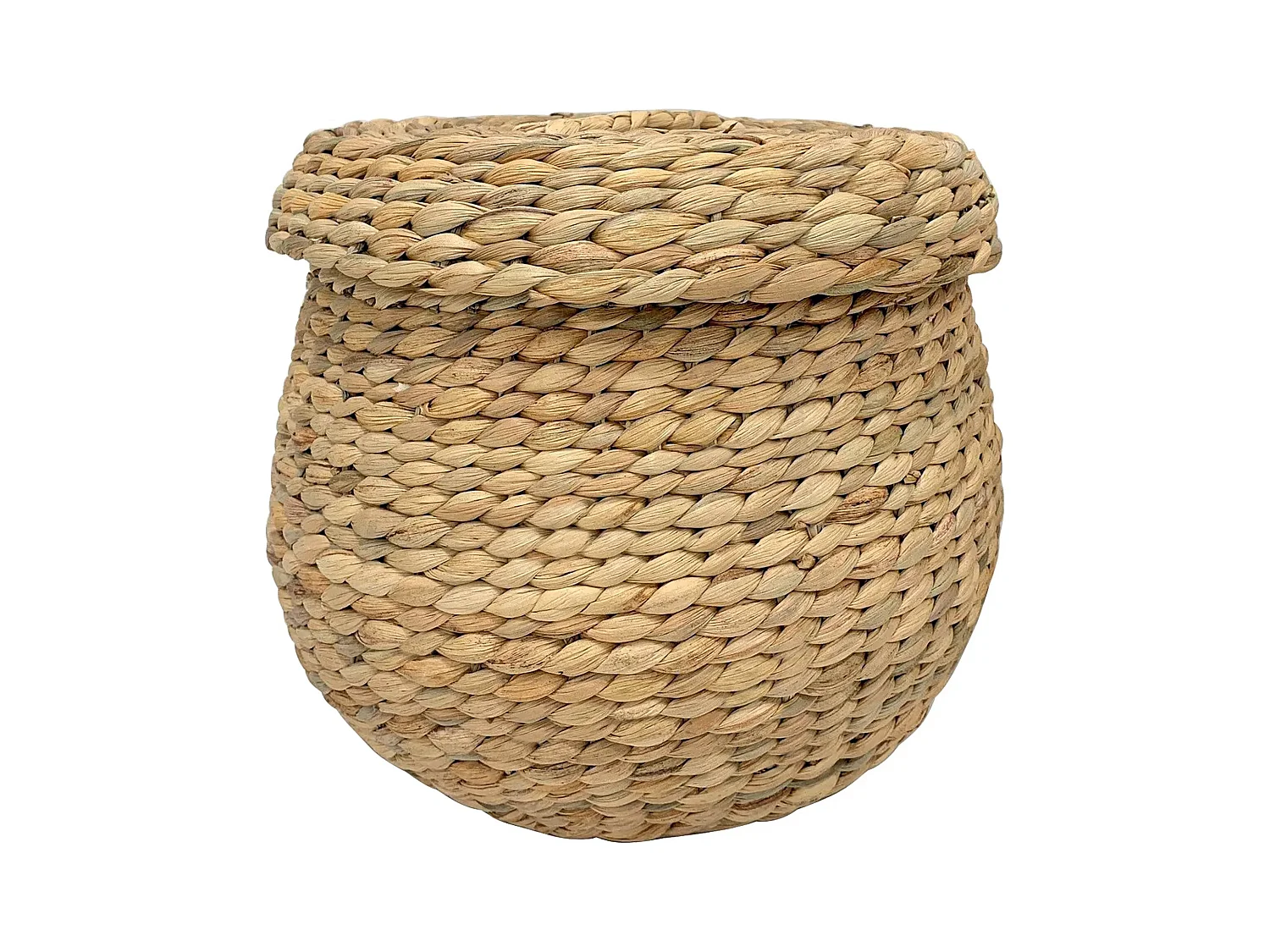 Panier de rangement avec couvercle ARONA – Osier naturel