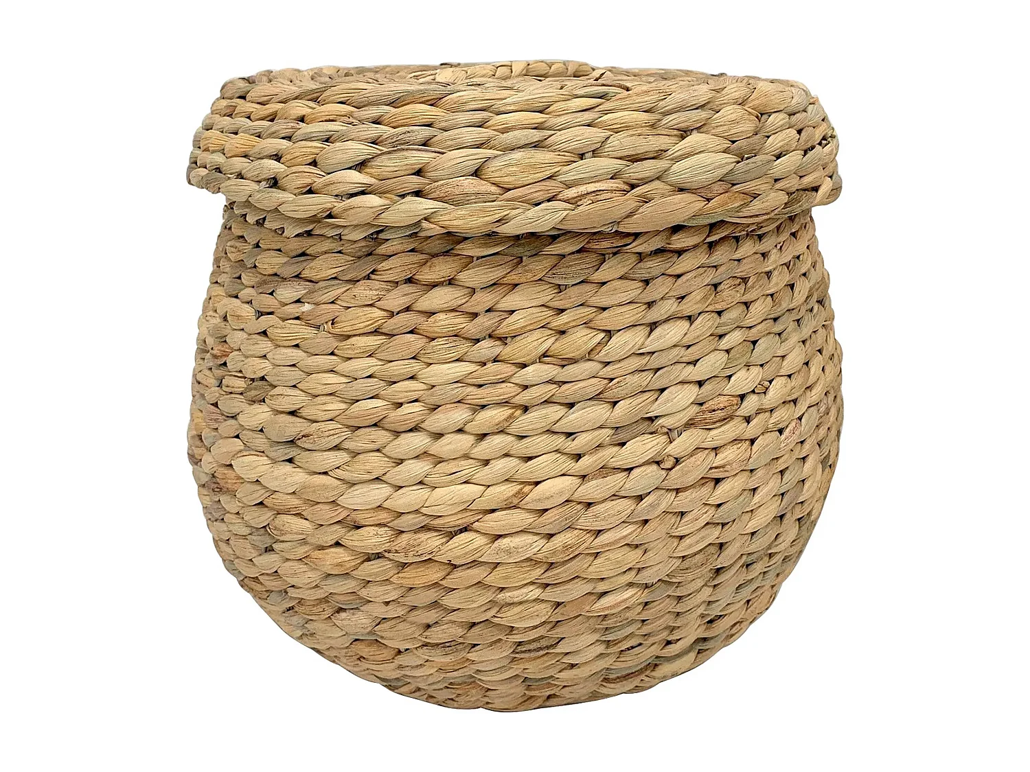 Panier de rangement avec couvercle ARONA – Osier naturel
