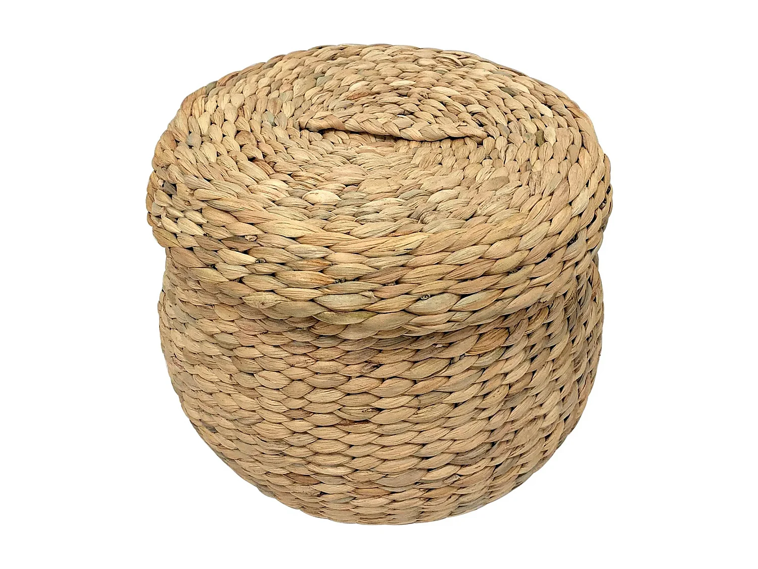 Panier de rangement avec couvercle ARONA – Osier naturel