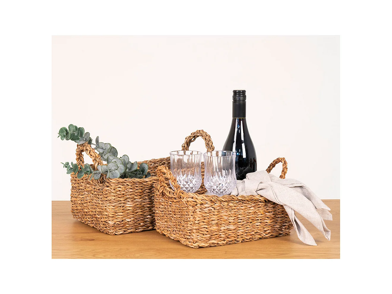 Morella paniers set de 2 naturel.