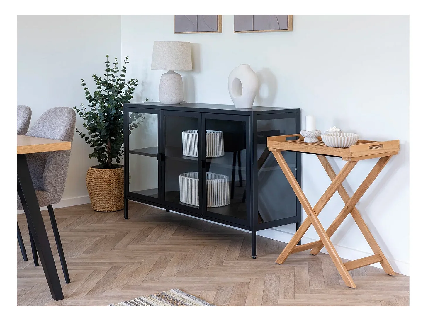 Arese Körbe Set von 2 offwhite.