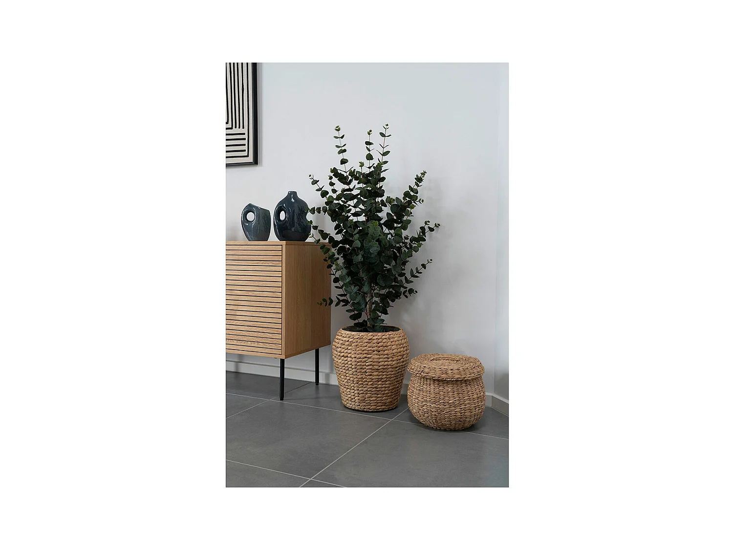 Denia panier Ø35cm naturel.