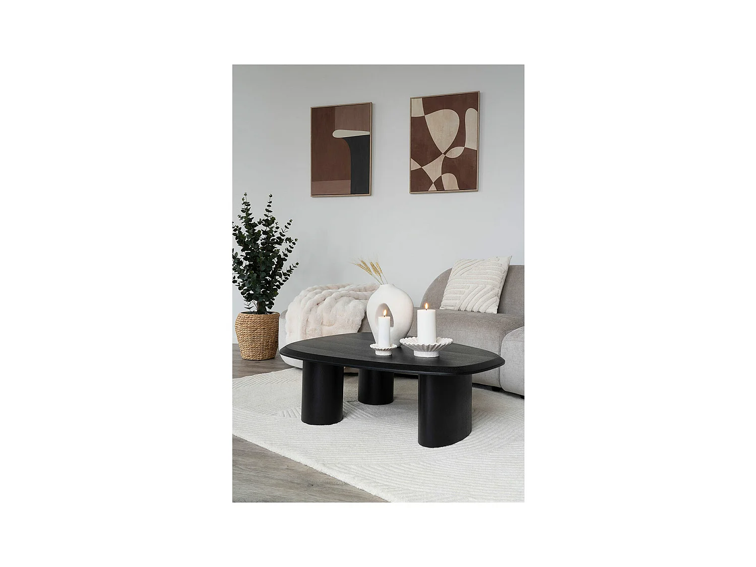 Denia panier Ø35cm naturel.