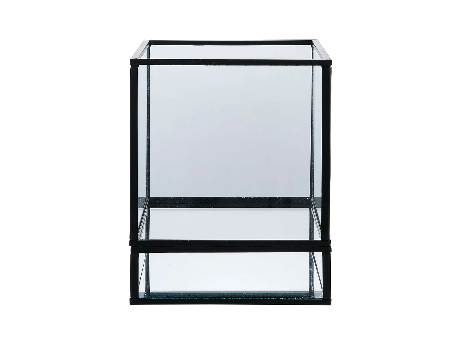 Hurricane bougeoir noir.