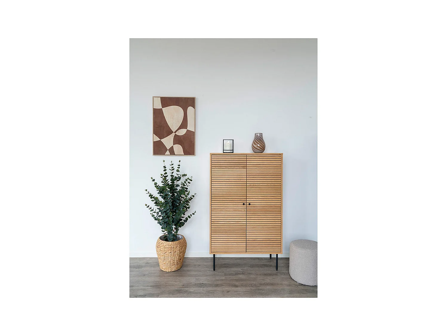 Hurricane bougeoir noir.