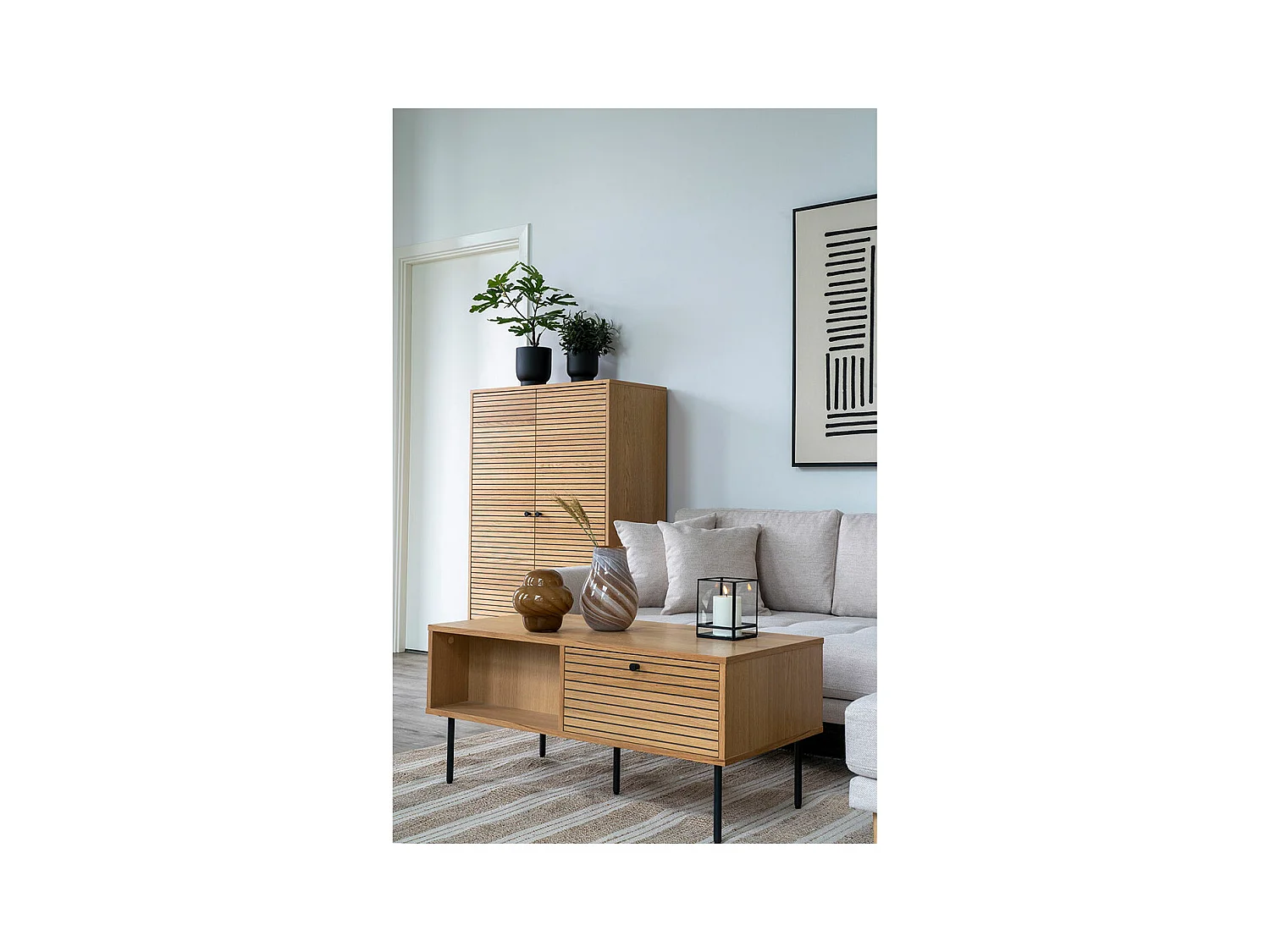 Hurricane Kerzenhalter schwarz.