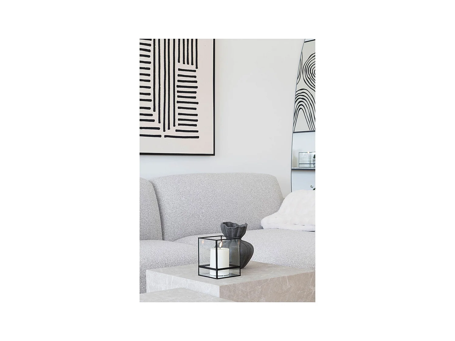 Hurricane Kerzenhalter schwarz.