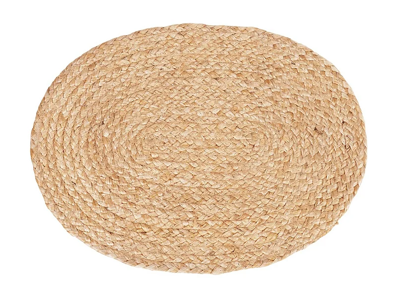 Bombay Placemat ovaal, set van 4 natuur.