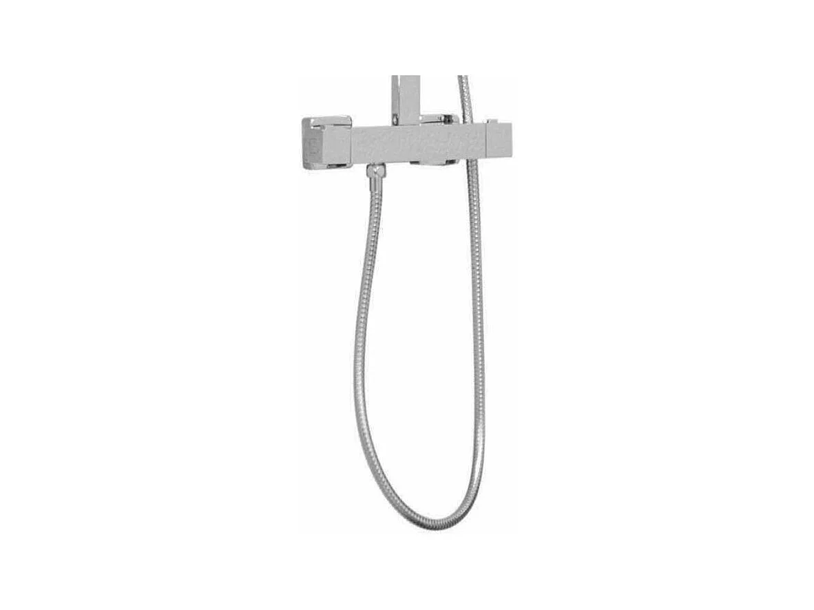 Colonne de douche thermostatique CUBO  Chromé brillant
