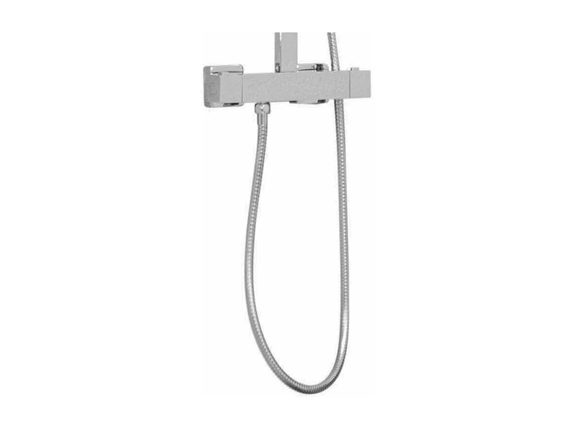 Columna de ducha termostática CUBO en 2 colores