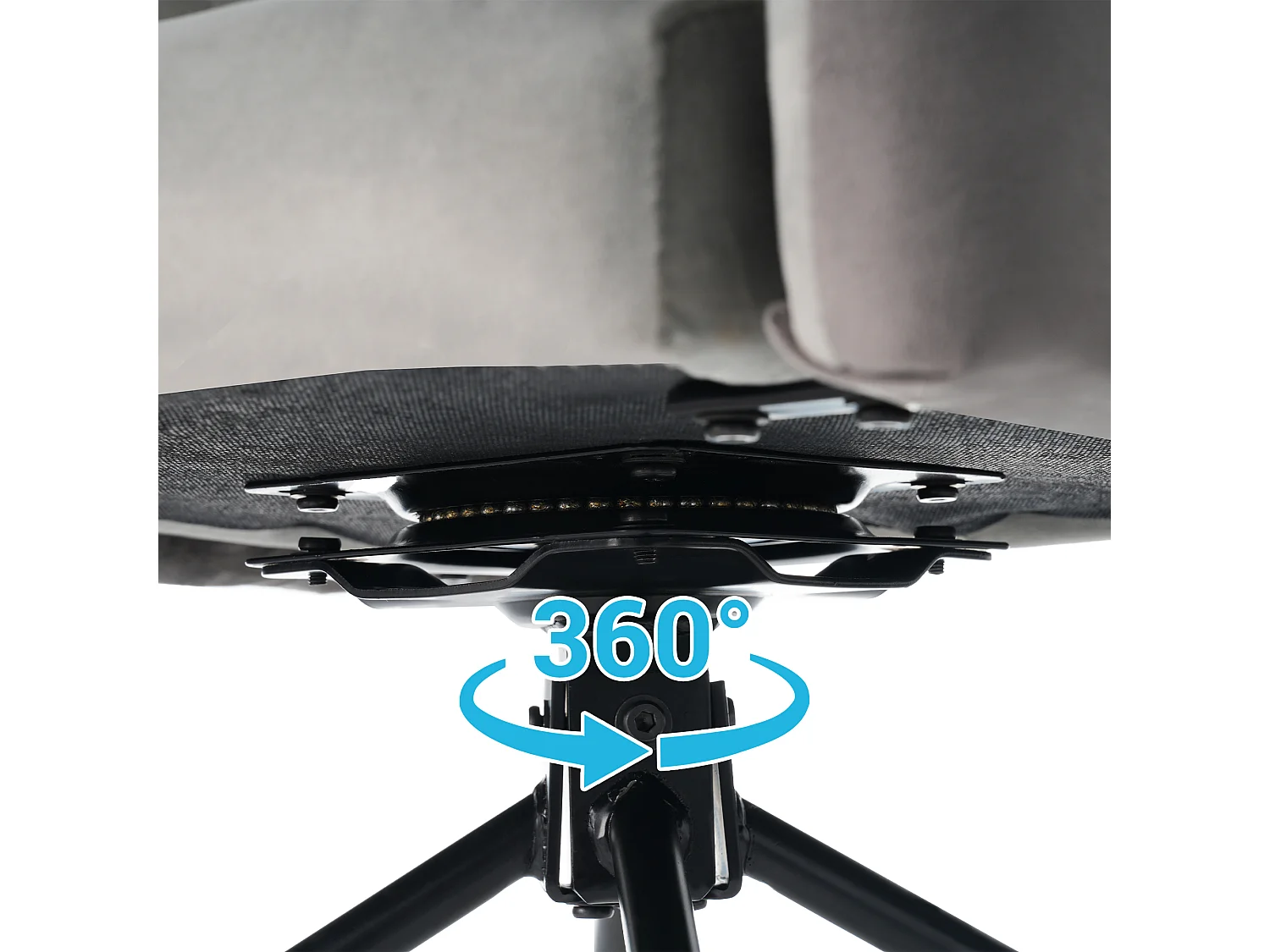 Zestaw 2 krzeseł do jadalni z aksamitu - 87 x 49 x 57 cm - do salonu i sypialni - z czterema metalowymi nogami - szary