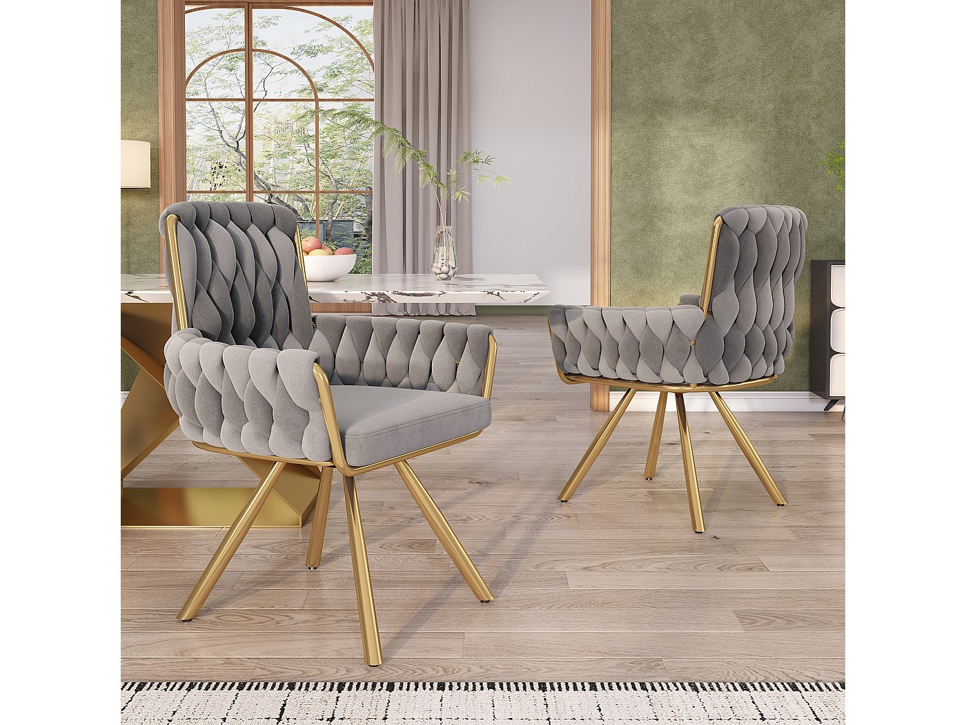 Taupe Metalen stoelen Set van 2 kopen? | Tot 36% korting