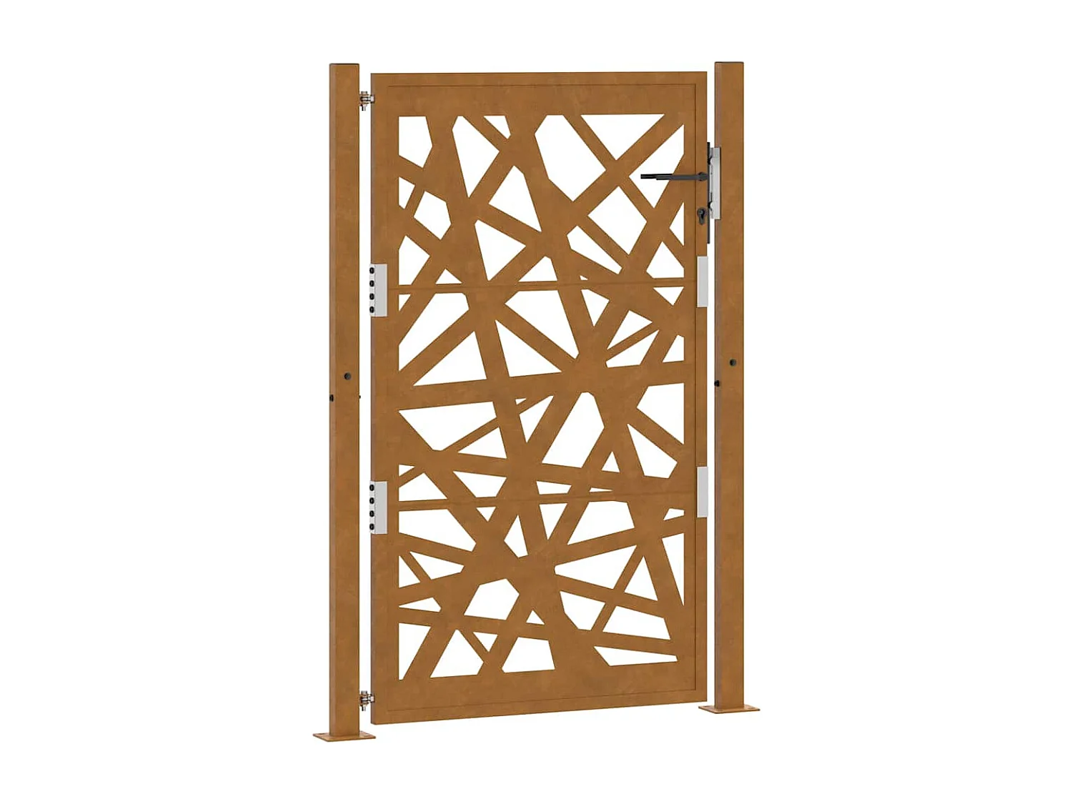 Gartentor Stahl wetterfest Design hell