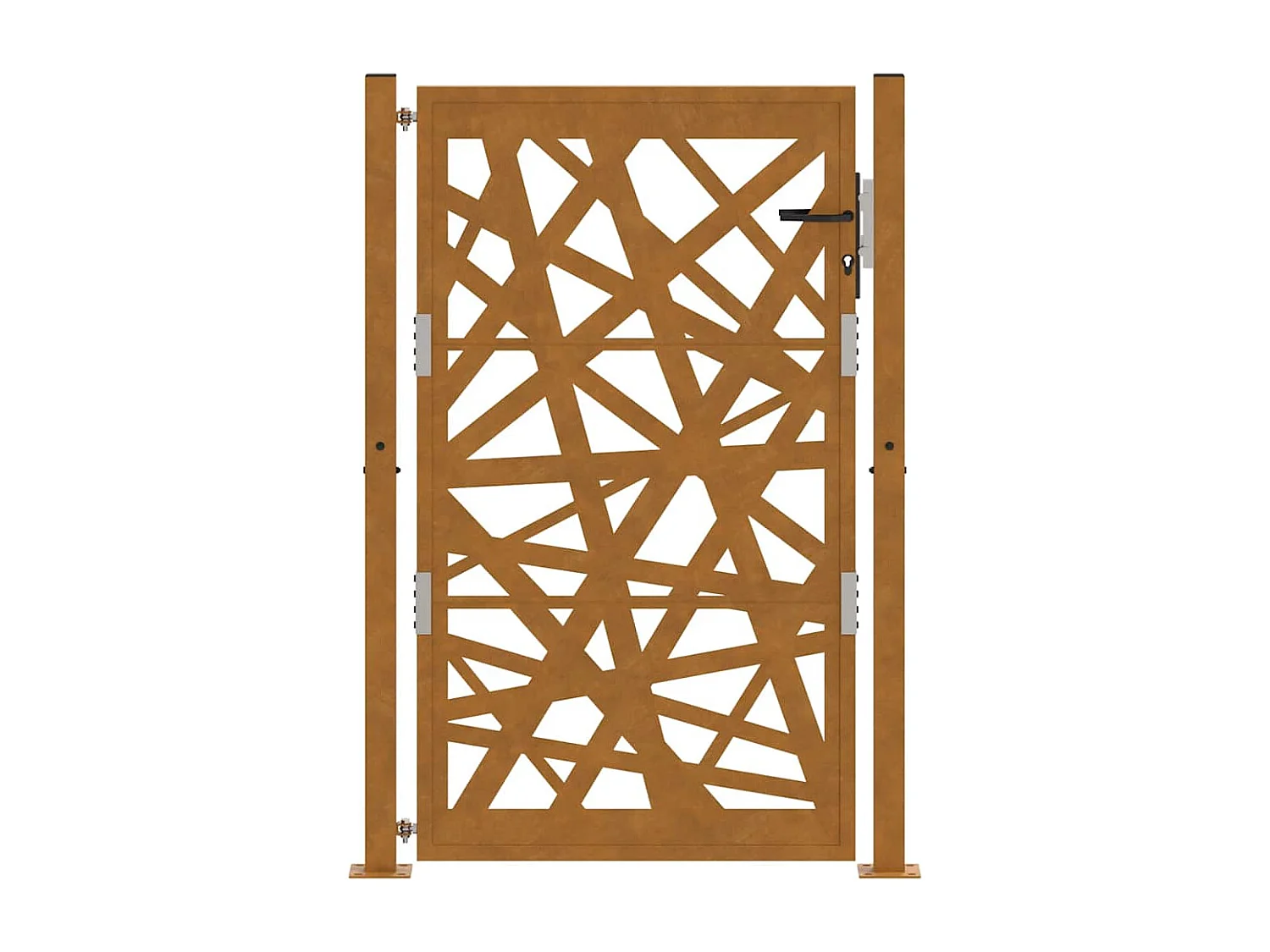 Gartentor Stahl wetterfest Design hell