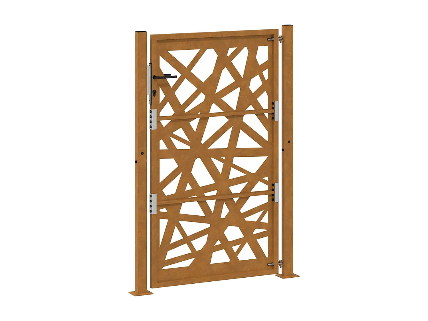 Gartentor Stahl wetterfest Design hell