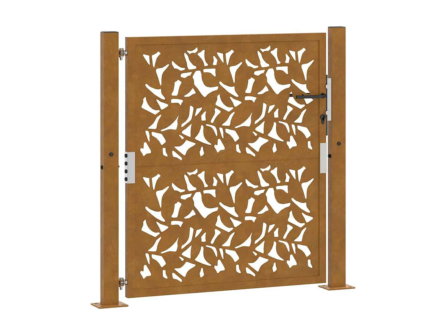 Design del cancello da giardino in acciaio resistente alle intemperie