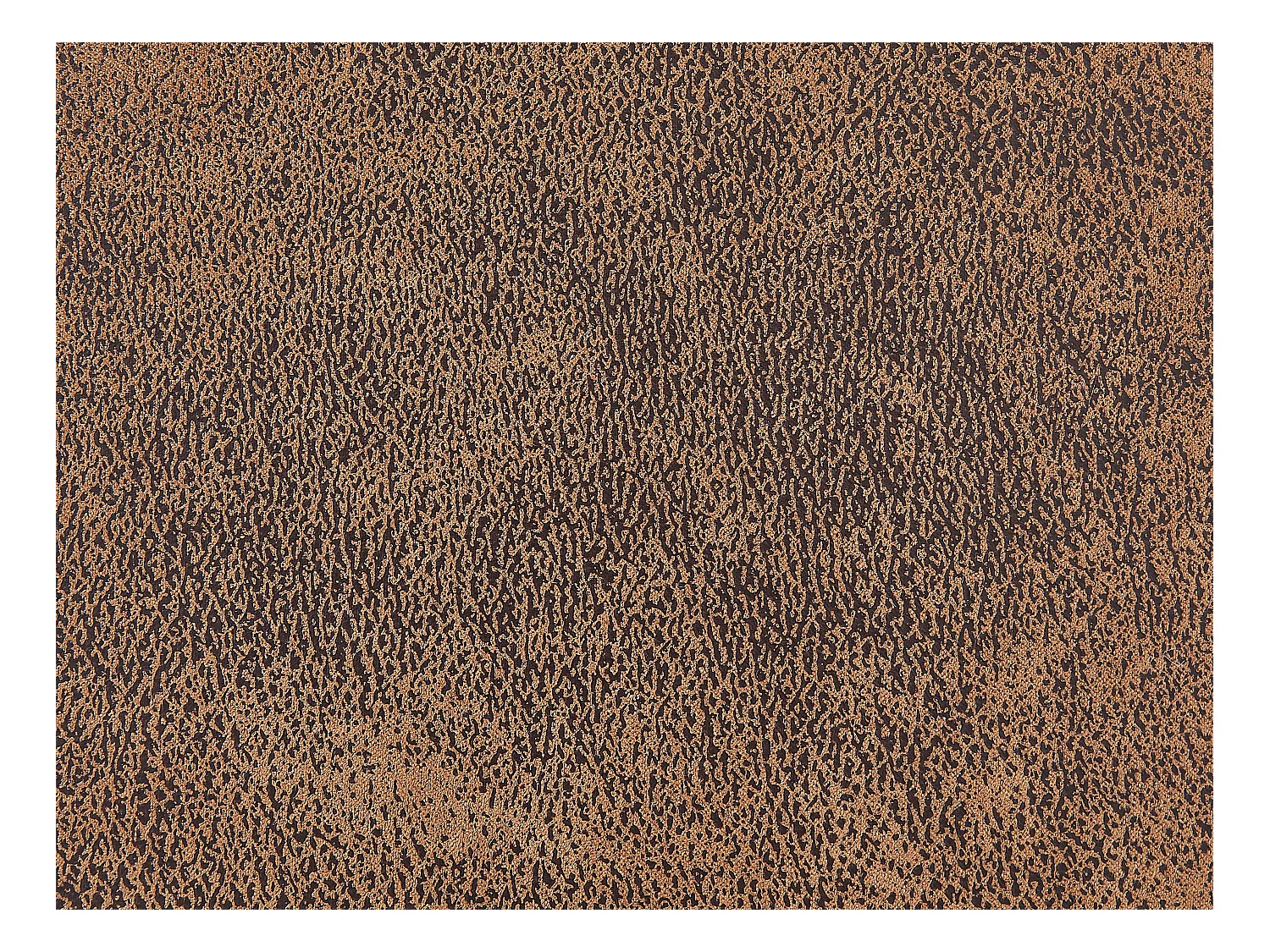 Canapé 4 places en microfibre aspect cuir vieilli CHESTERFIELD