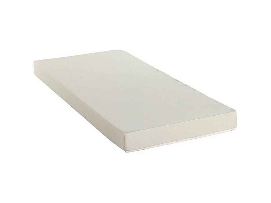 Letto a scomparsa 90 x 190 cm Tessuto Grigio + Materasso - SAHONA