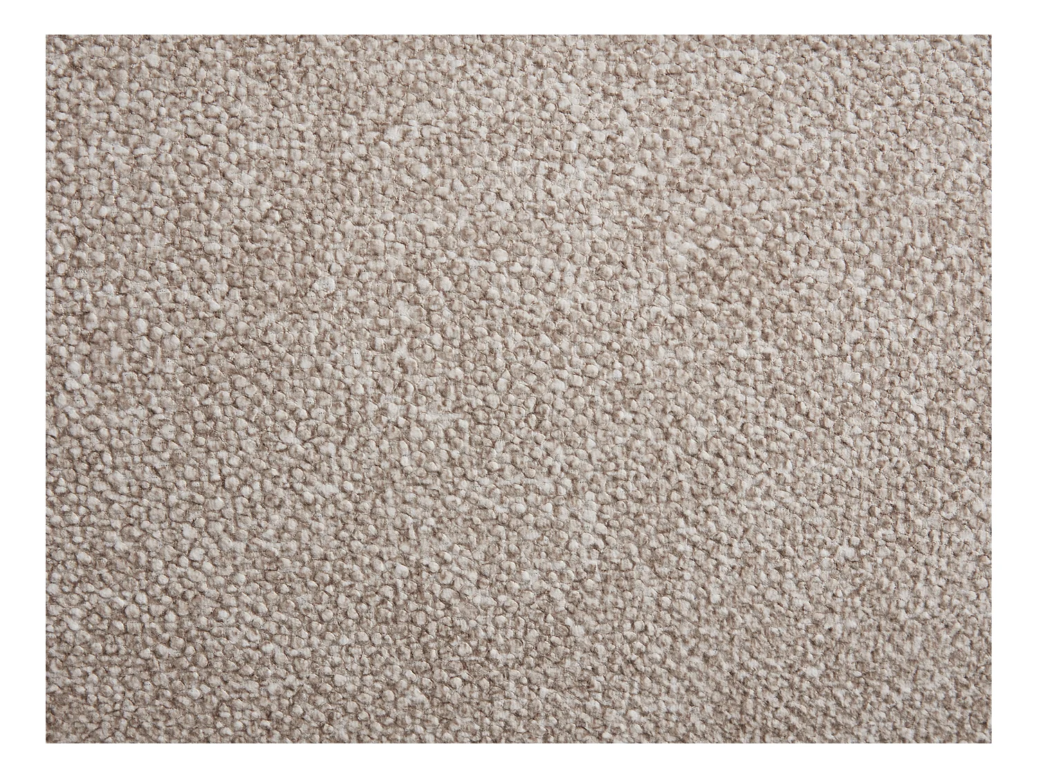 Fauteuil en tissu texturé beige GERALDIA