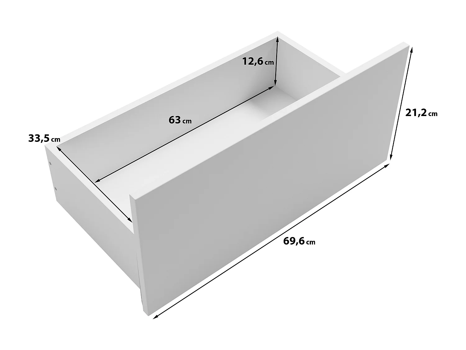 Wohnzimmermöbel-Set CARO, Wohnzimmer-Set, TV-Möbel, ohne LED-Beleuchtung, Farbe Wotan/Weiß Glanz