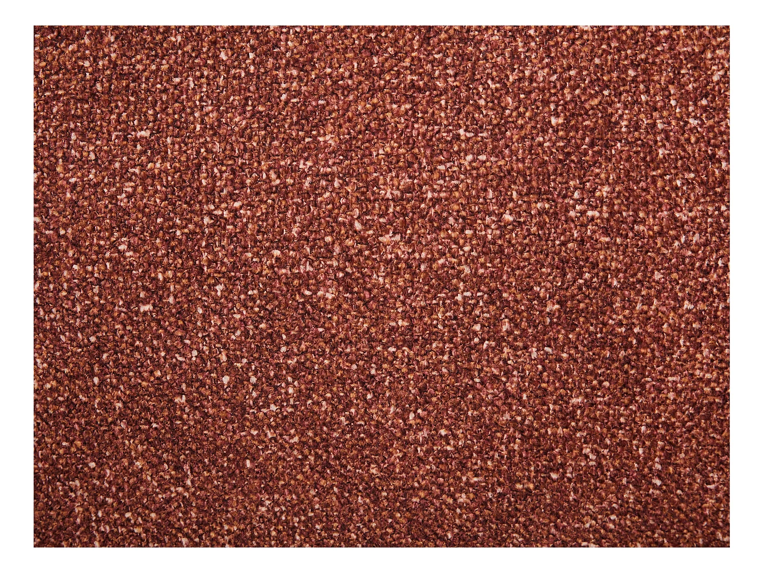 Fauteuil en tissu texturé terracotta GERALDIA