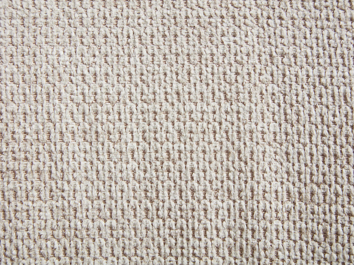 Teksturert beige stoffstol ZELUVA