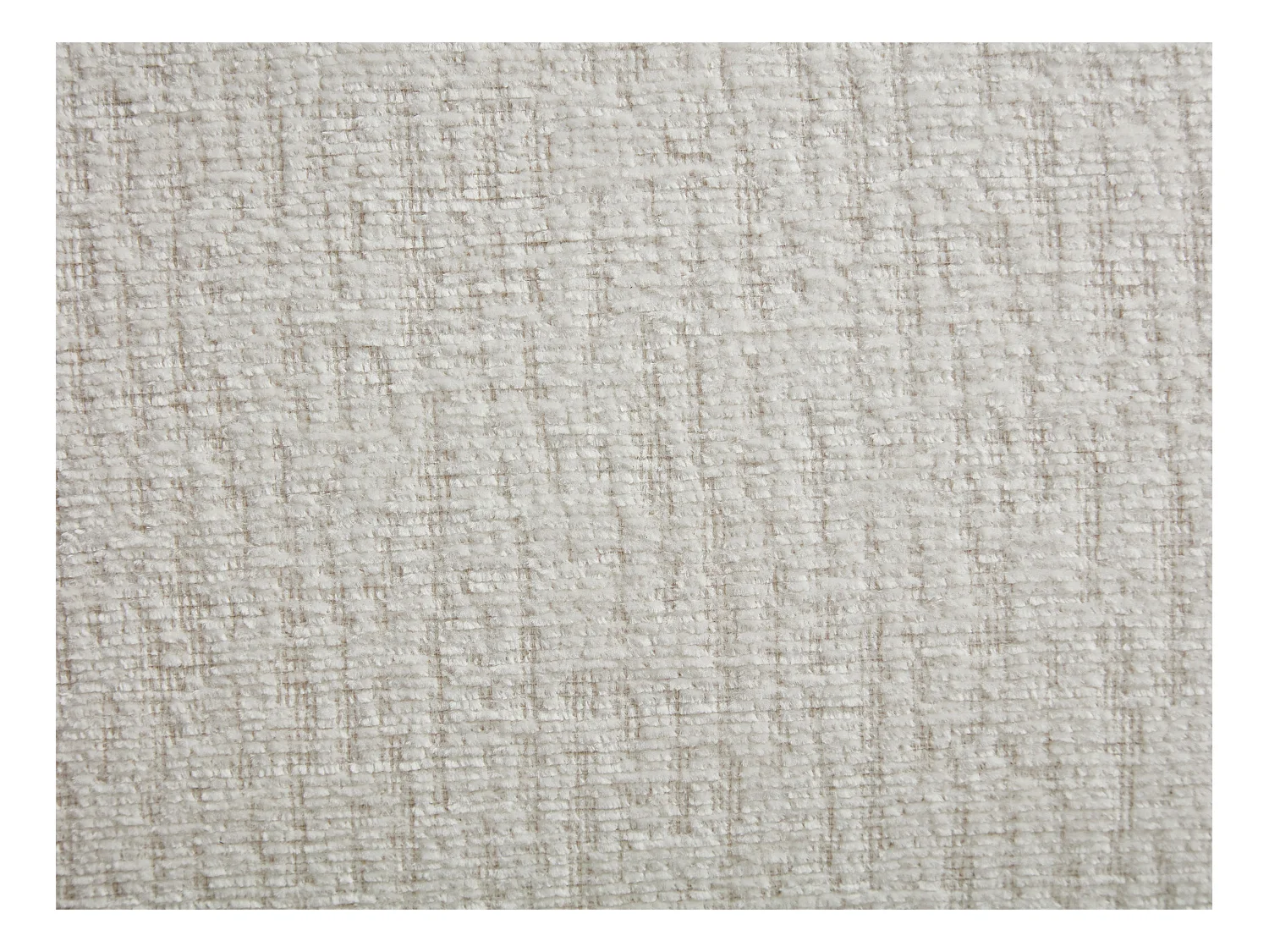 Fauteuil en tissu chenille beige LUCIOTA