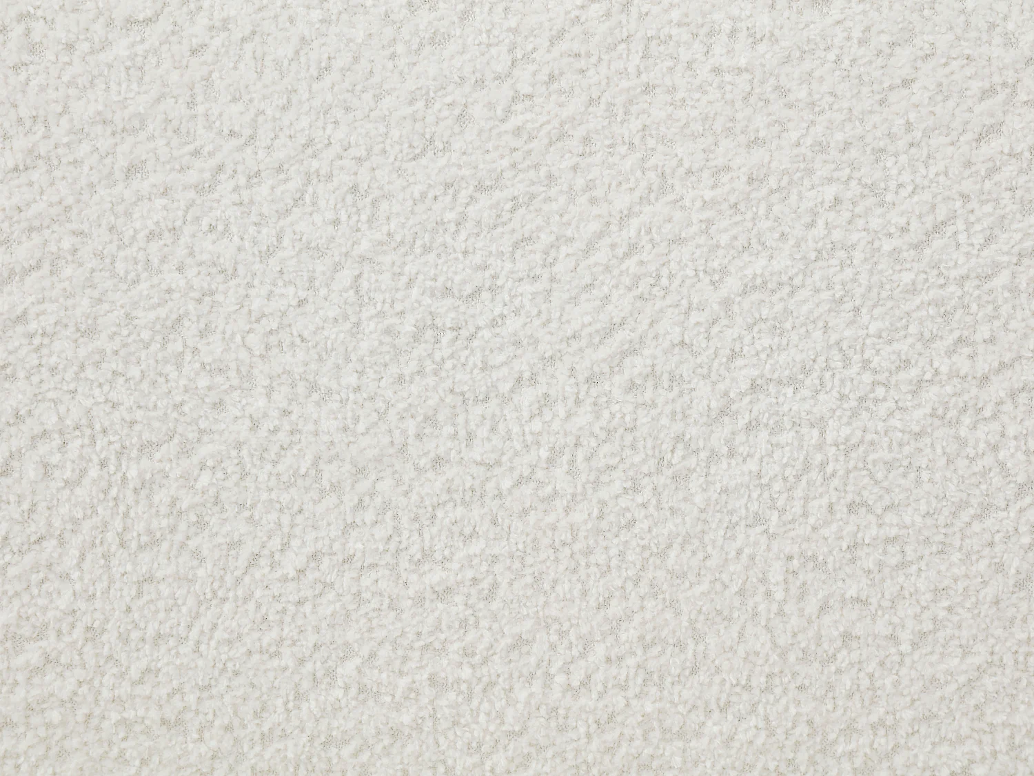 Fauteuil pivotant en tissu bouclette blanc LAPIOTA de Maison Céphy