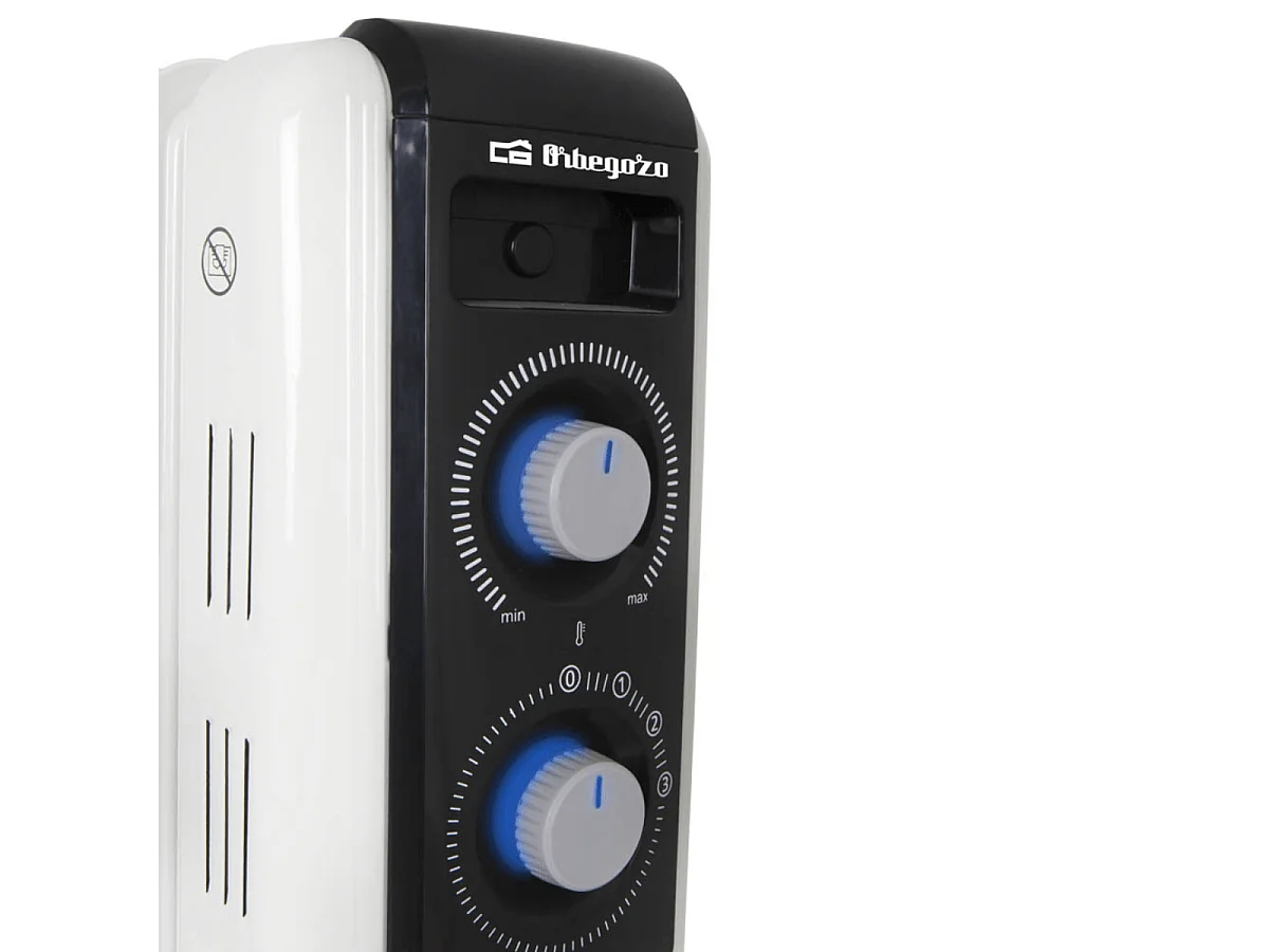 Radiador de aceite Orbegozo RF1000 1000W 5 elementos blanco