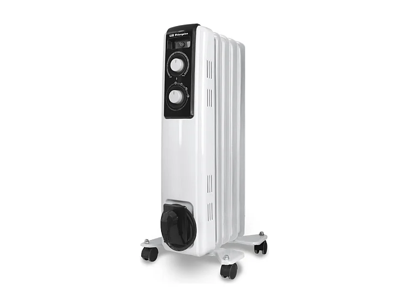 Radiador de aceite Orbegozo RF1000 1000W 5 elementos blanco