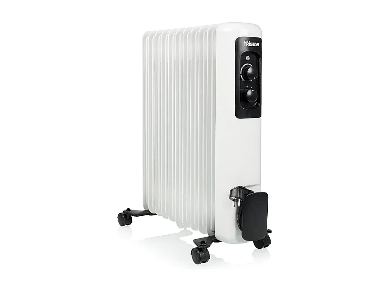 Radiador de aceite Tristar KA-5183 2500W 13 elementos con ruedas blanco