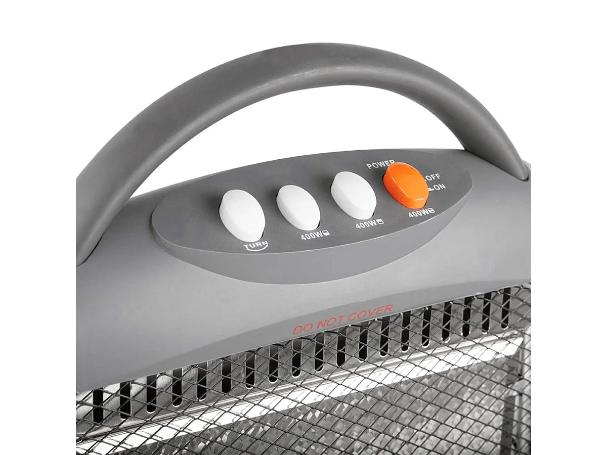 Radiador halógeno Orbegozo BP5008 800W 3 niveles gris