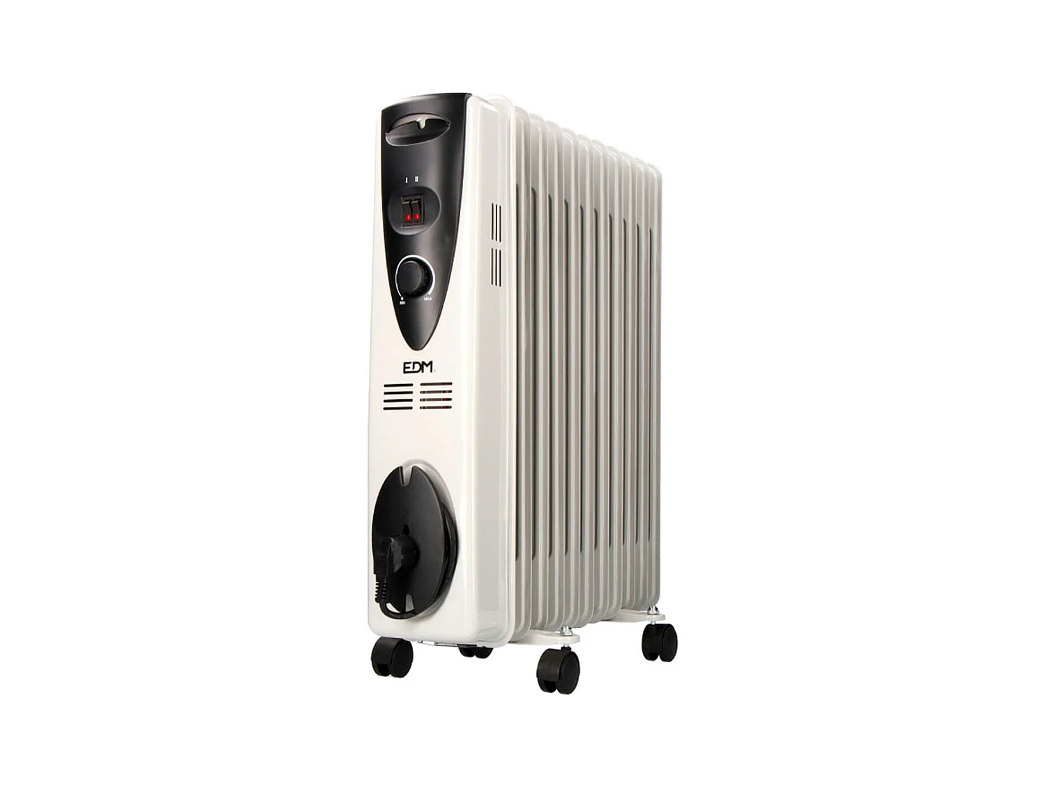 Radiador de aceite EDM 2500W 11 elementos blanco