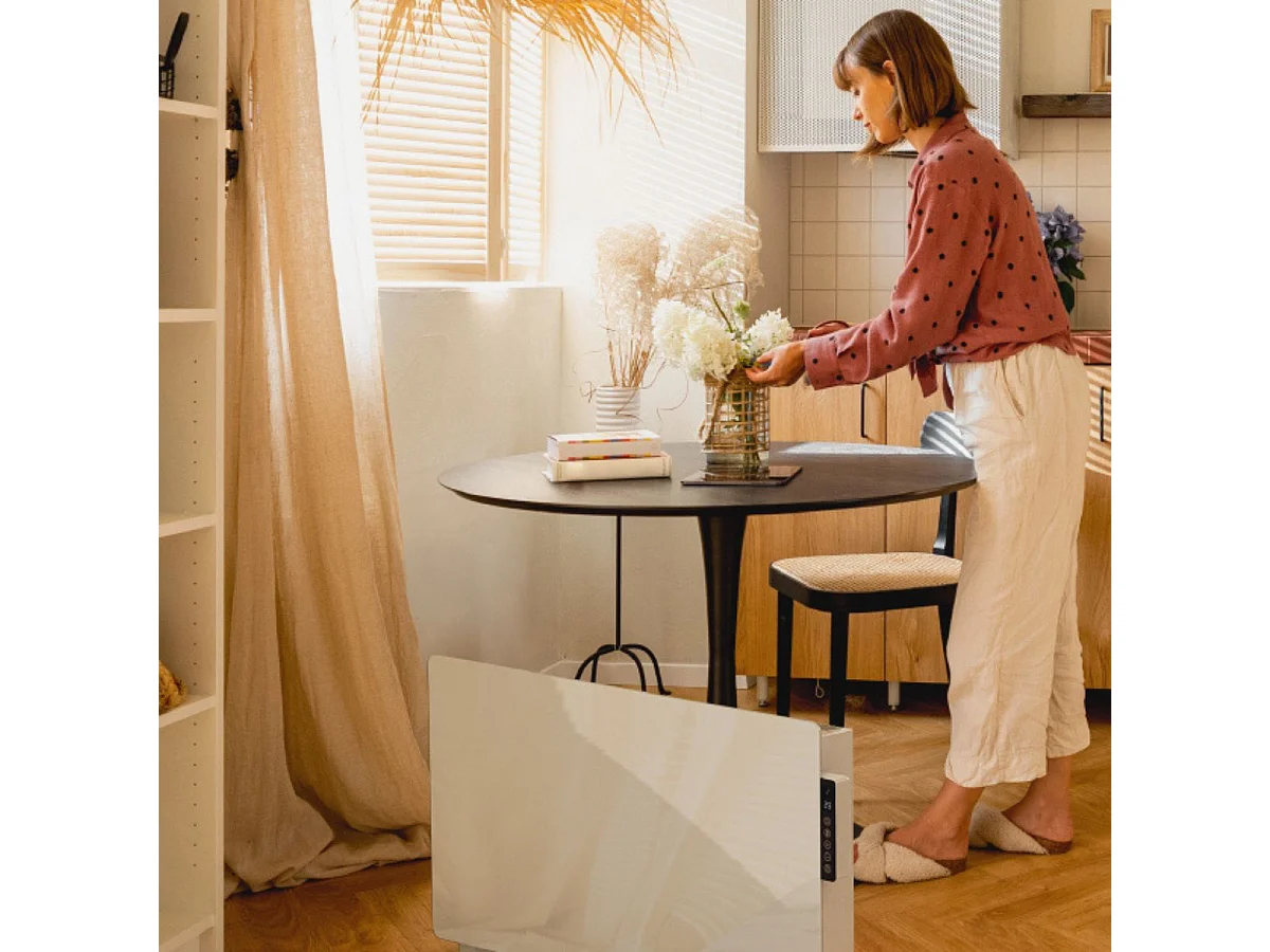 Panel calefactor Universal Blue Belle Mare 7020W 2000W 3 modos Wifi 20 m² blanco 44x78x23 cm