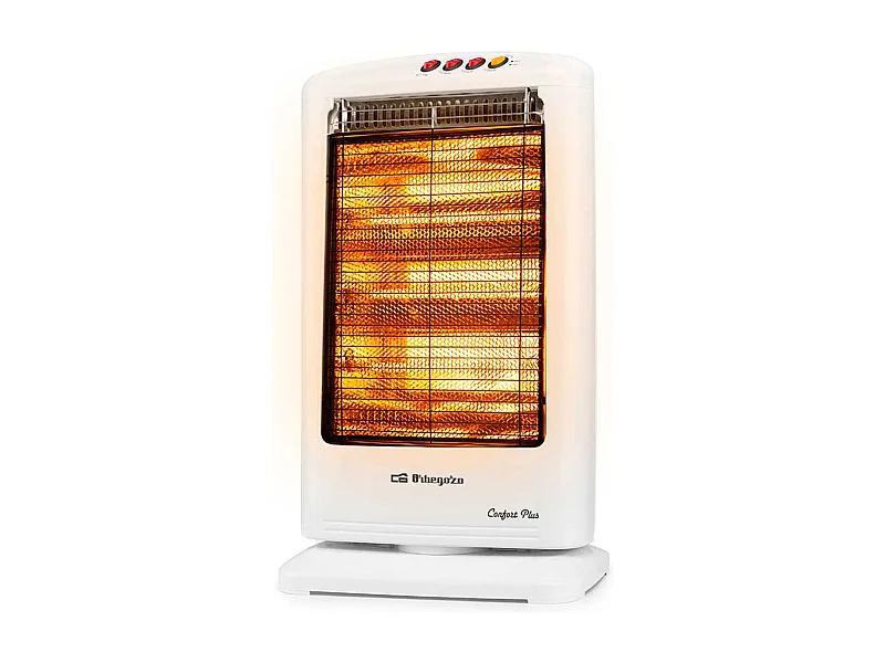 Estufa halógena Orbegozo BP 0303 B 1200W oscilante blanco