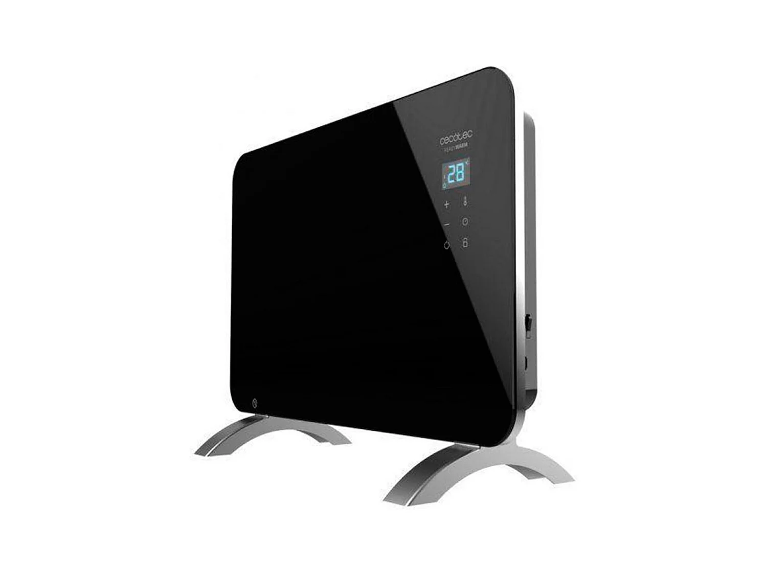 Convector eléctrico Cecotec ReadyWarm 6670 Crystal Connection 1000W WiFi negro