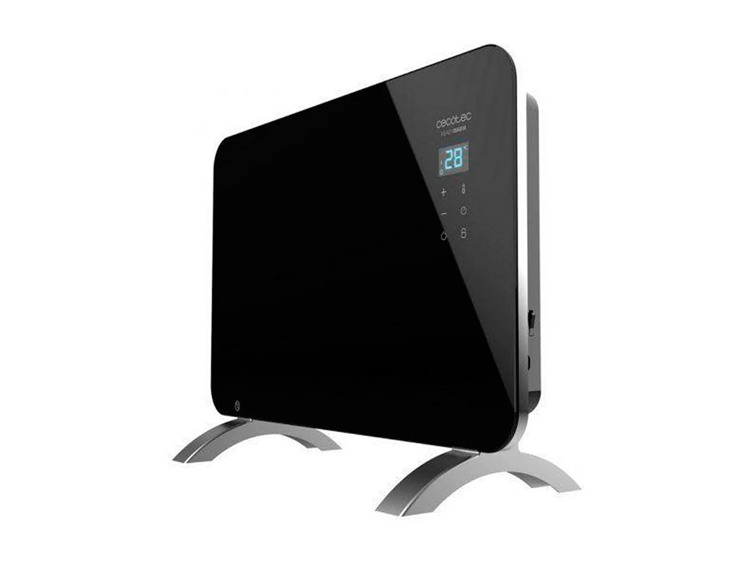 Convector eléctrico Cecotec ReadyWarm 6670 Crystal Connection 1000W WiFi negro