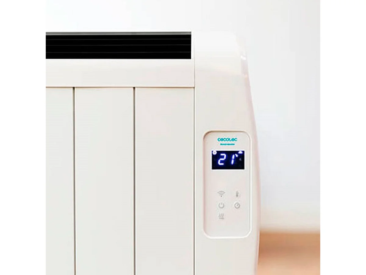 Emisor térmico Ready Warm 1800 Thermal Connected Cecotec 1200W control Wifi vía Smartphone blanco