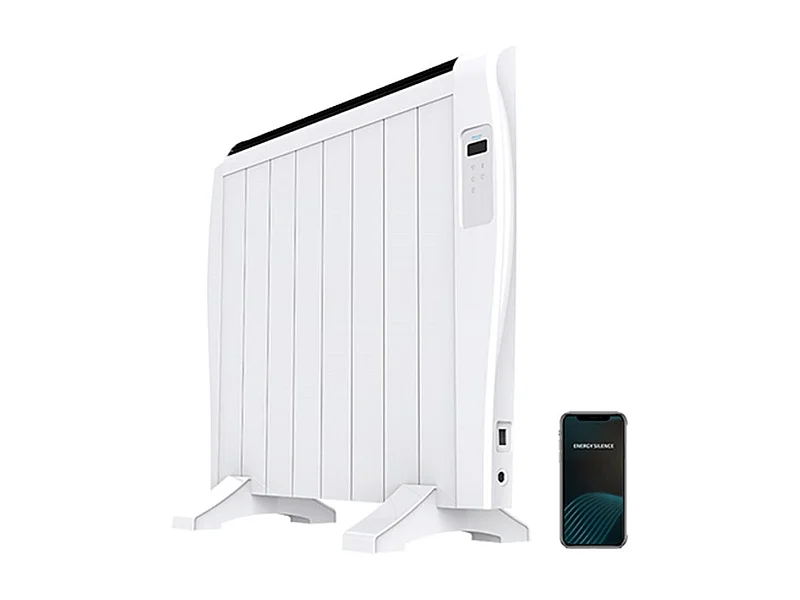 Emisor térmico Ready Warm 1800 Thermal Connected Cecotec 1200W control Wifi vía Smartphone blanco