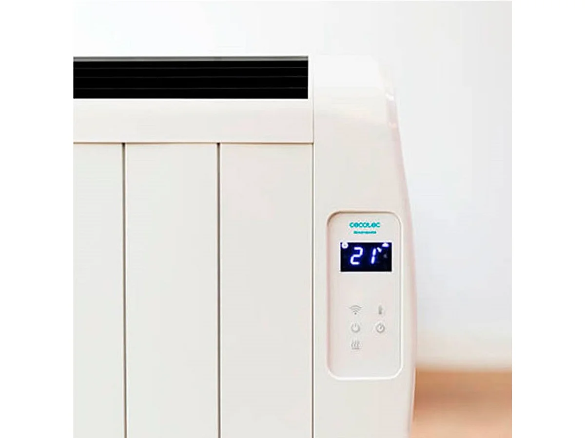 Emisor térmico Ready Warm 2000 Thermal Connected Cecotec 1500W control Wifi vía Smartphone blanco