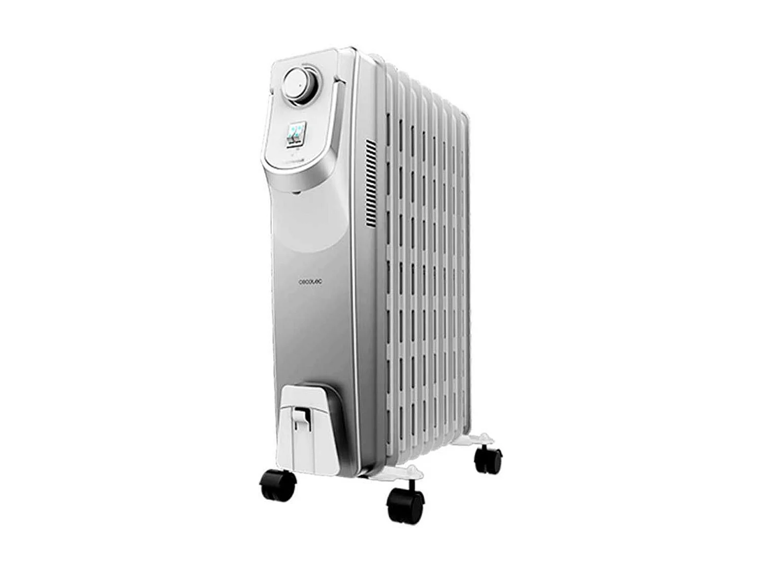 Radiador de aceite Ready Warm 9000 Space 360º Cecotec 9 módulos 2000W blanco