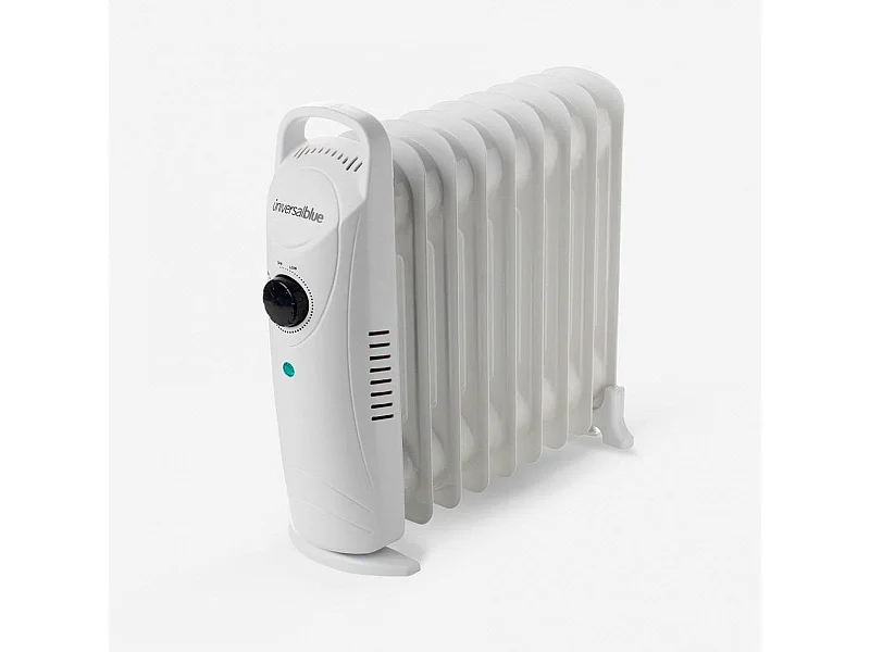 Radiador de aceite mini Granadella 1010 Universal Blue 1000W 9 elementos blanco