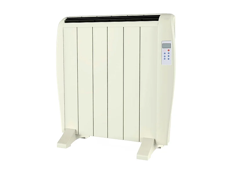 Emisor térmico Svan SVCA900ET 900W 6 elementos + pantalla LCD blanco