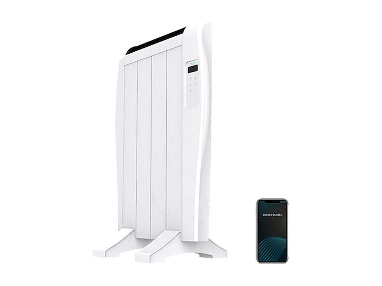 Emisor térmico Ready Warm 800 Thermal Connected Cecotec 600W control Wifi vía Smartphone blanco