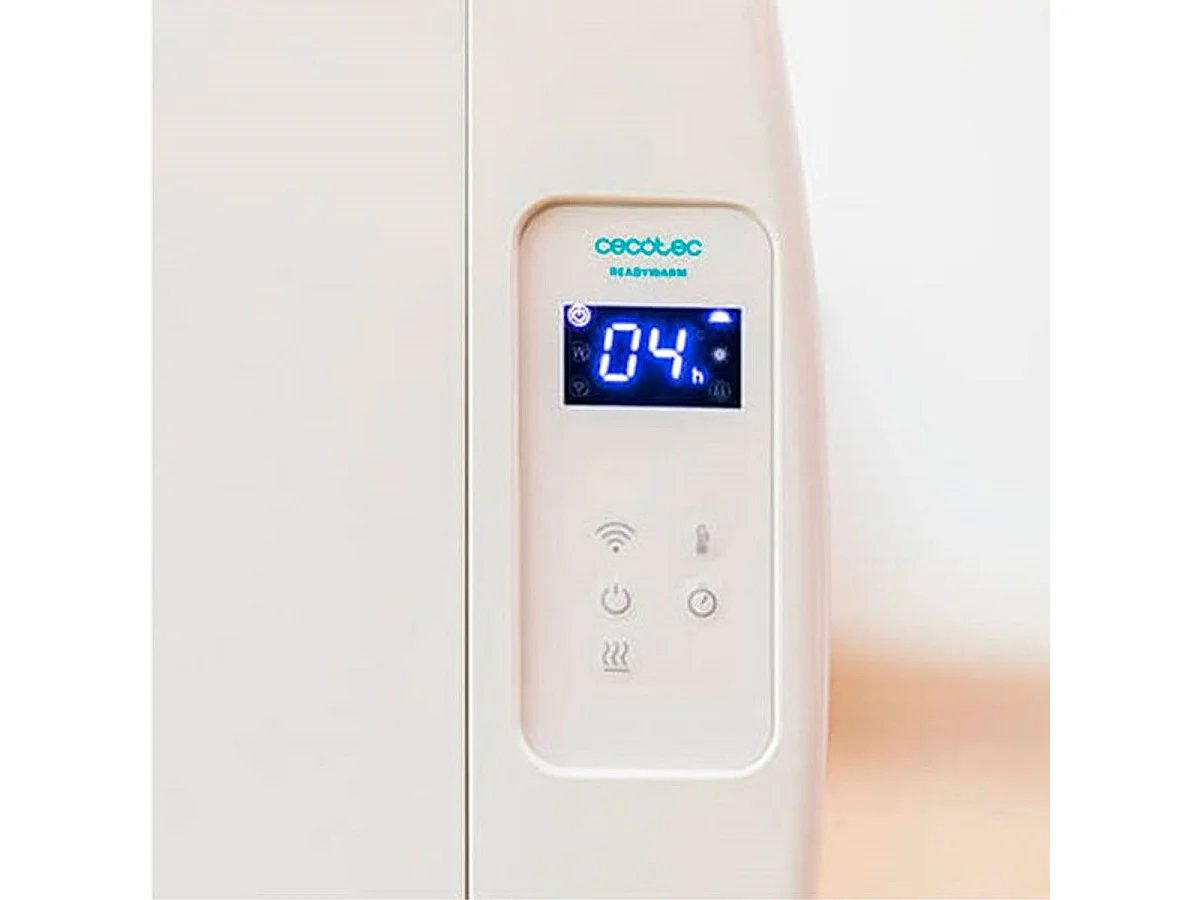 Emisor térmico Ready Warm 800 Thermal Connected Cecotec 600W control Wifi vía Smartphone blanco