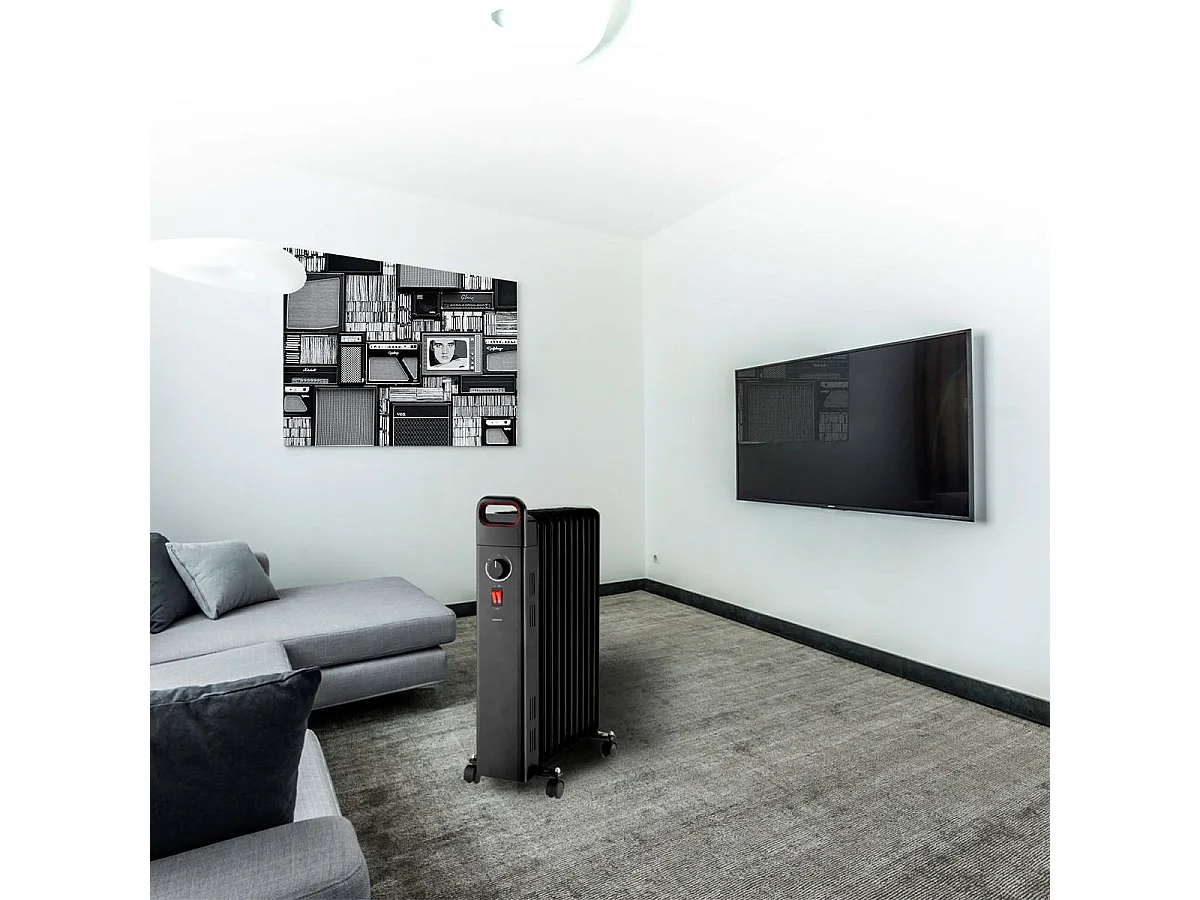 Radiador de aceite Infiniton HOR-N200 2000W 3 niveles de potencia negro