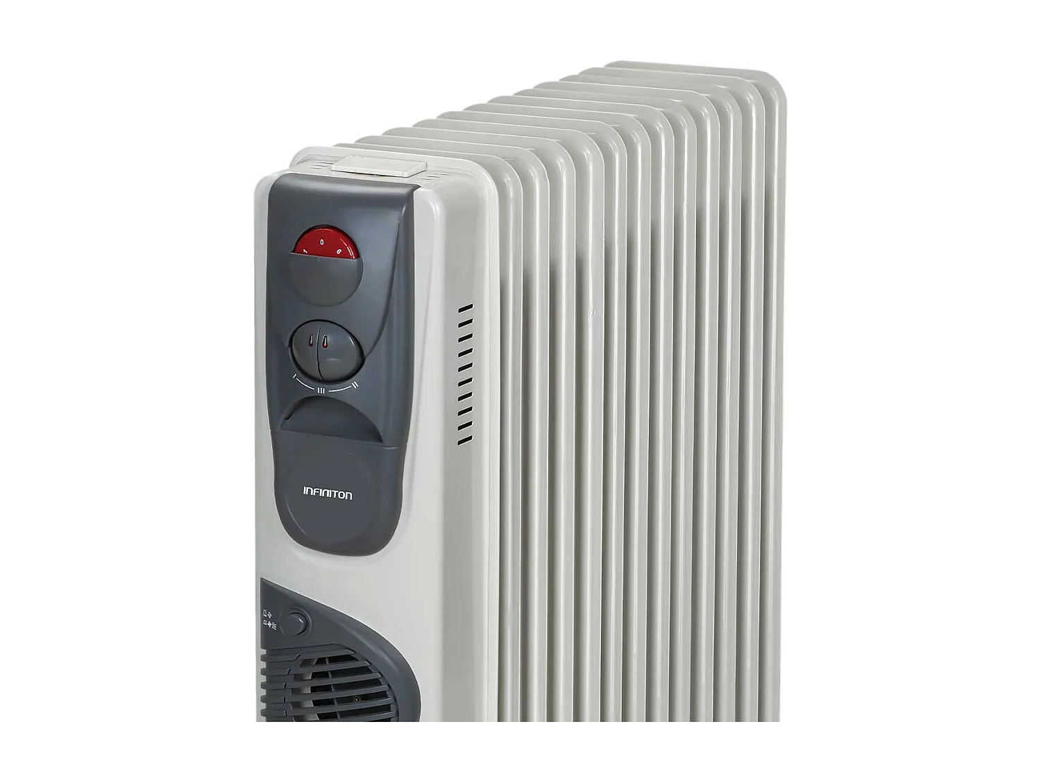 Radiador de aceite Infiniton HOT-300T 3000W 3 niveles de potencia blanco