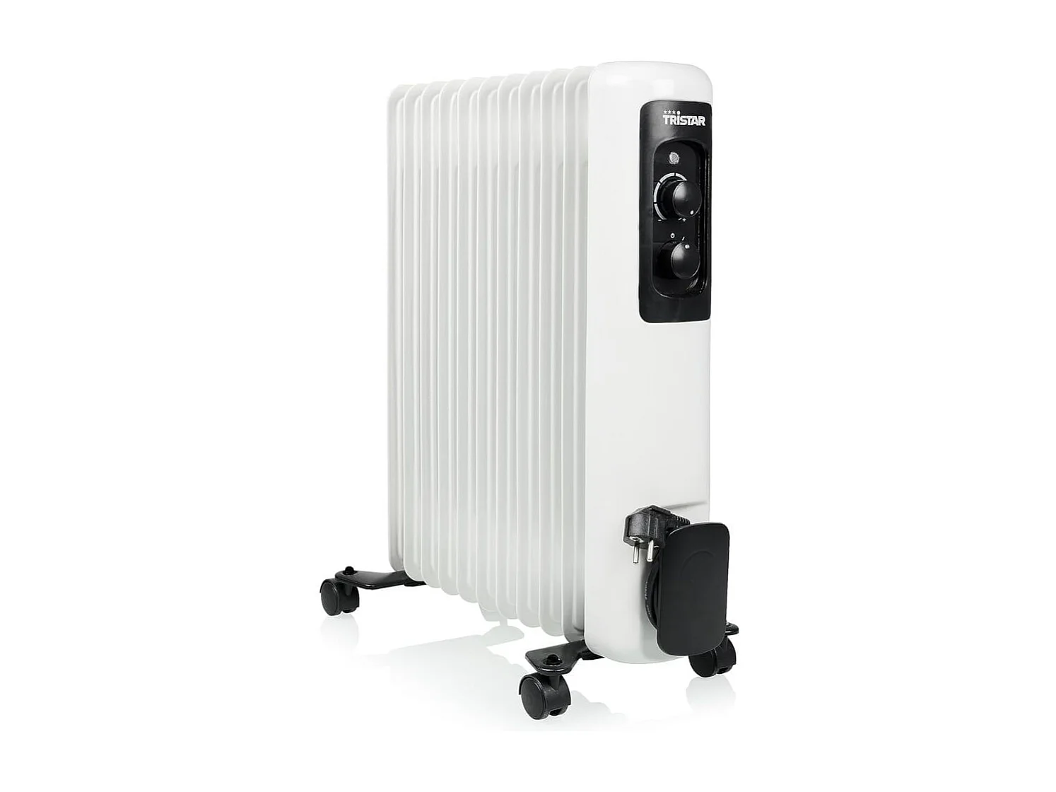 Radiador de aceite Tristar KA-5181 2000W 11 elementos con ruedas blanco